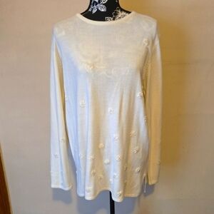 Sag Harbor Cream Sweater
